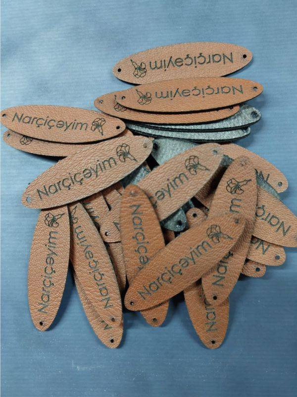 Deri Etiket 4x1cm 280 Adet - 5