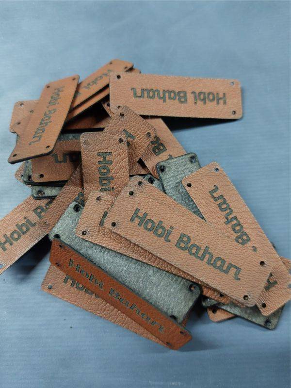 Deri Etiket 5x1,5cm 150 Adet - 2